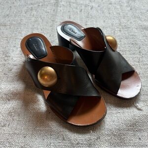 Chloe Strappy Sandal Block Heels